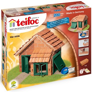 Building set - house with tiles - 200 pieces